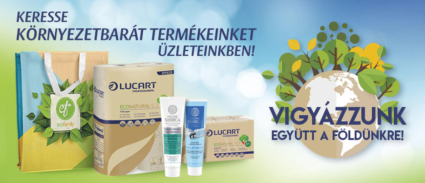 ECO-FRIENDLY PRODUCTS AT OUR EUROFAMILY STORE